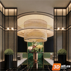 Lobby Decoration Skp Files 